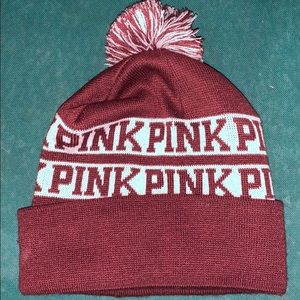 Pink Maroon Beanie
